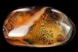 Polished, Banded Carnelian Agate - Madagascar #145950-1